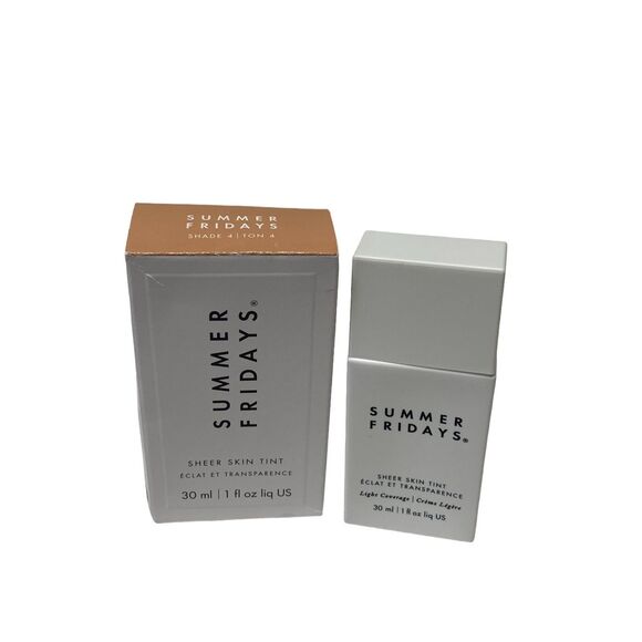 Summer Fridays Sheer Skin Tint Light Coverage 1 oz Shade 4 - Picture 1 of 1